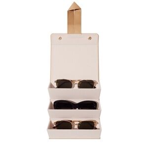 SANCIA
Sunglass Holder Elegant Sunglasses Organizer with Three Compartments